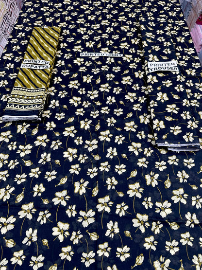 VOL 104 | DS 10 | DIGITAL PRINTED LAWN 3PC TANADORIA LAWN DUPATTA