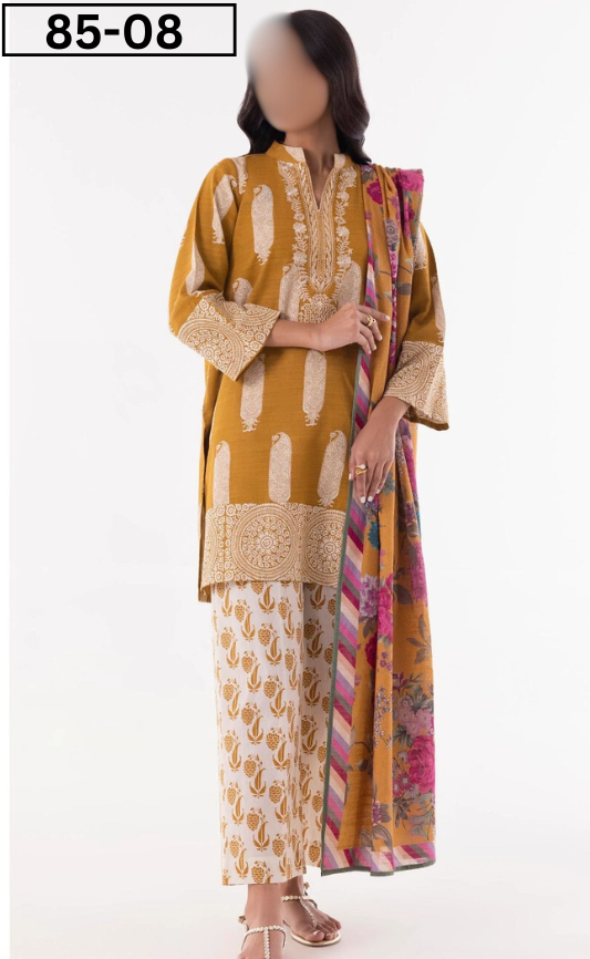VOL 85 | DS 08 | DIGITAL PRINTED LAWN 3PC LAWN DUPPATTA