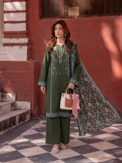 VOL 279 | 02 | ZAIB BY SHANAYA | DIGITAL PRINTED 3PC STONE LINEN SUIT | PRINTED SHIRT, TROUSER & DUPATTA