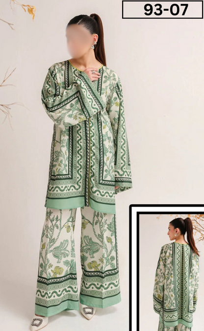 VOL 93 | DS 07 | DIGITAL PRINTED LAWN 2PC | CO-ORD SET
