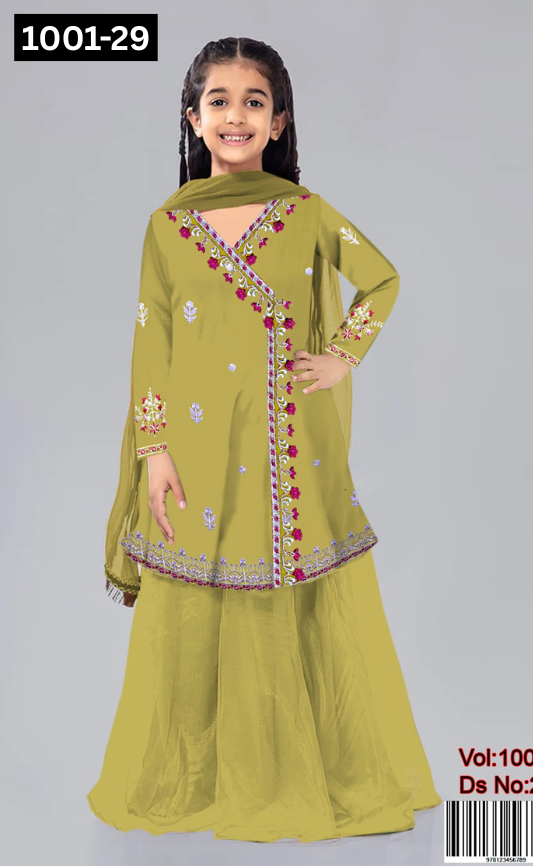 KIDS EMBROIDERED LAWN 2PC | DS 1001-29 |