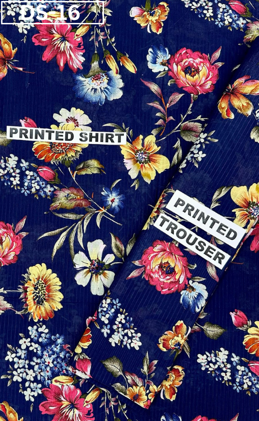 LAWN BANA DORA ALLOWER DIGITAL PRINTED 2PC | DS 16 |