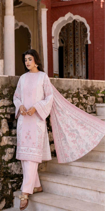 VOL 266 | DS 10 | AFSAANAH By SHANAYA | DIGITAL PRINTED 3PC LAWN SHIRT, DYED TROUSER, PRINTED VOIL DUPATTA