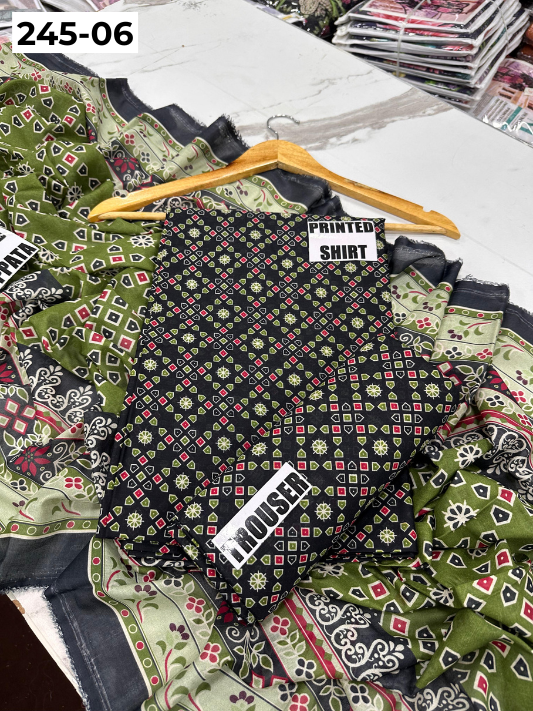 VOL 245 | DS 06 | alkaram | DIGITAL PRINTED LAWN THREE PIECES