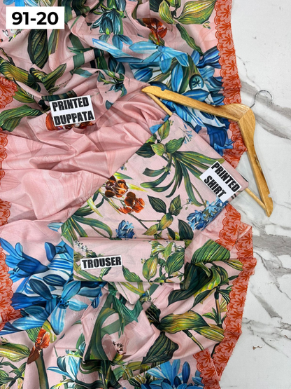 VOL 91 | DS 20 | DIGITAL PRINTED LAWN 3PC LAWN DUPATTA