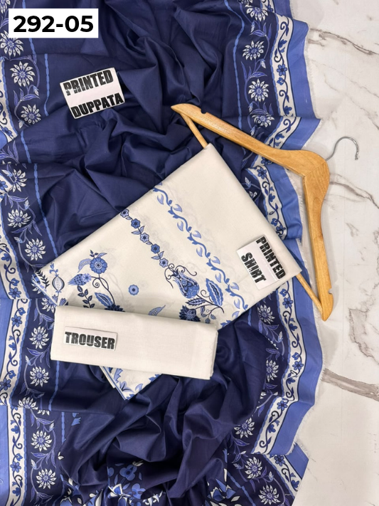 VOL 292 | 05 | AEENA BY SHANAYA | DIGITAL PRINTED 3PC CORDUROY KHADDAR SUIT | PRINTED SHIRT, TROUSER & DUPATTA
