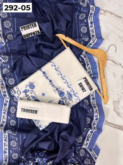 VOL 292 | 05 | AEENA BY SHANAYA | DIGITAL PRINTED 3PC CORDUROY KHADDAR SUIT | PRINTED SHIRT, TROUSER & DUPATTA
