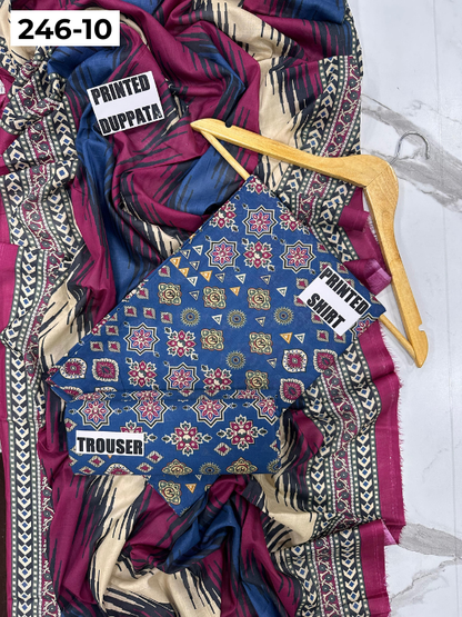 VOL 246 | DS 10 | Bareeze | DIGITAL PRINTED LAWN THREE PIECES