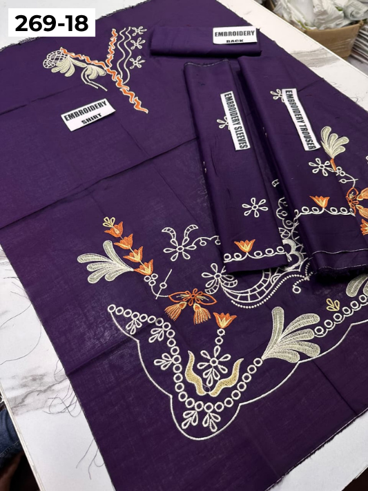 Vol-269 | DS 18 | KIDS EMBROIDERED LAWN 2PC