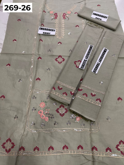 Vol-269 | DS 26 | KIDS EMBROIDERED LAWN 2PC