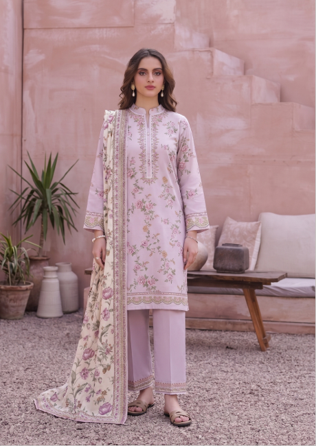 VOL 274 | DS 10 | NIRVANA | DIGITAL PRINTED 3PC STONE LINEN SHIRT, PRINTED TROUSER, PRINTED STONE LINEN DUPATTA