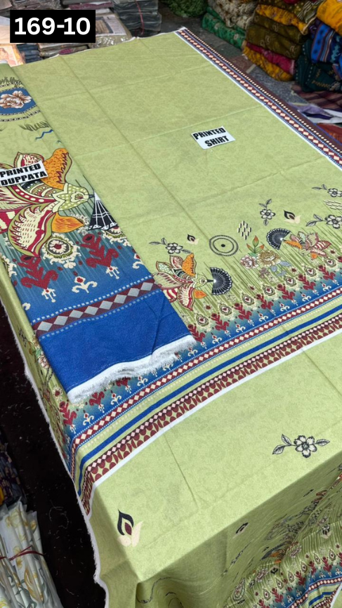 VOL 169 | DS 10 | DIGITAL PRINTED KARANDI 2PC SHIRT DUPATTA COLLECTION