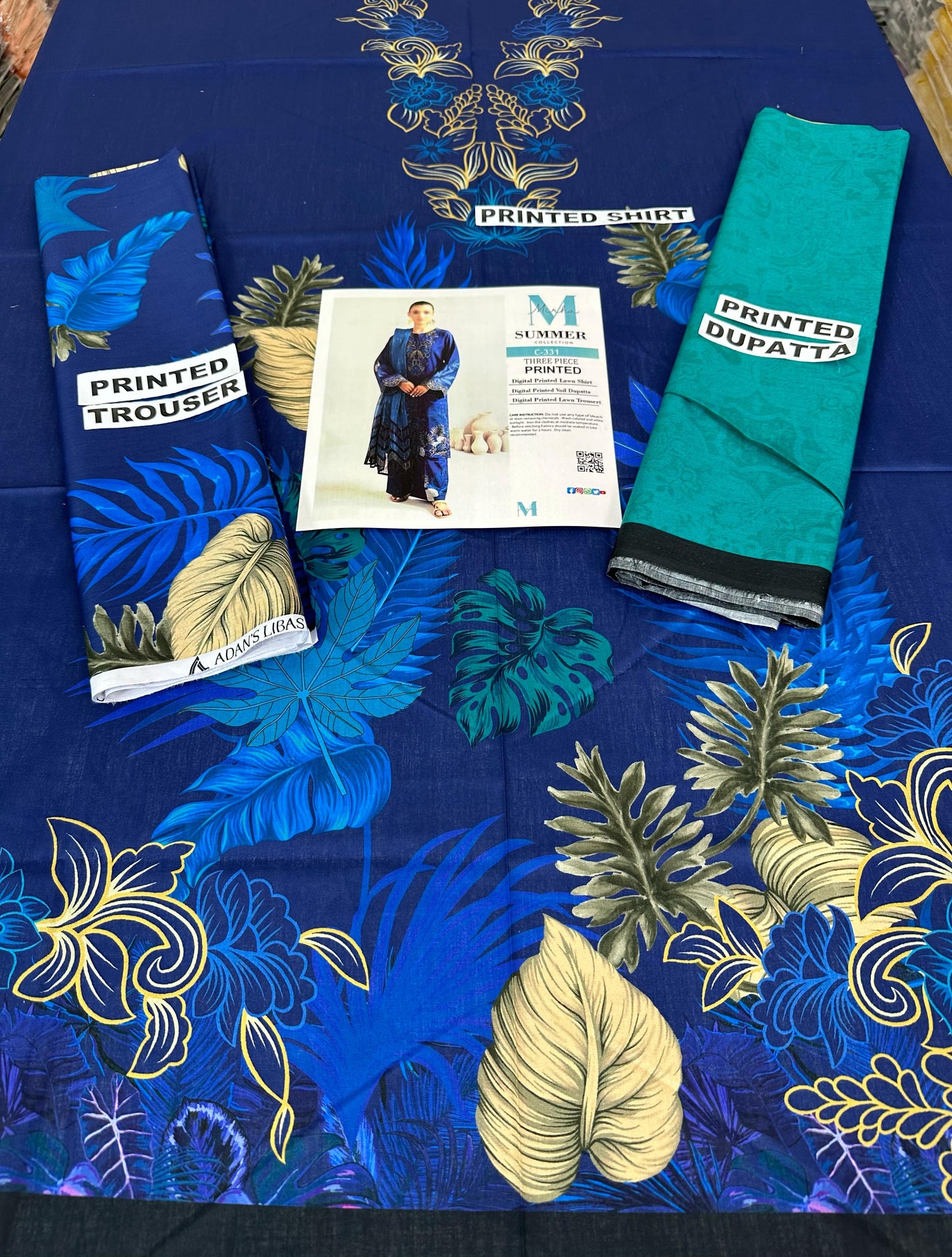 MIRHA | DS C331 | DIGITAL PRINTED LAWN 3PC