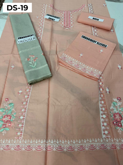 | DS 19 | KIDS EMBROIDERED LAWN 2PC