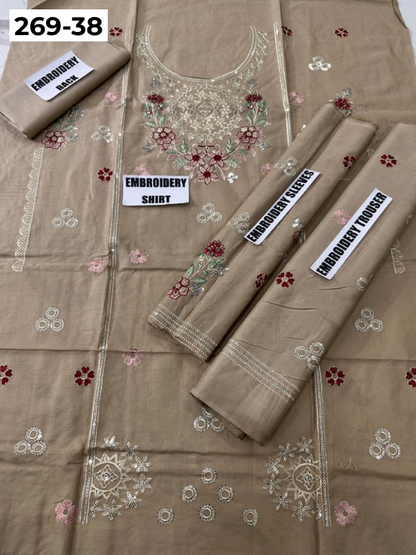 Vol-269 | DS 38 | KIDS EMBROIDERED LAWN 2PC