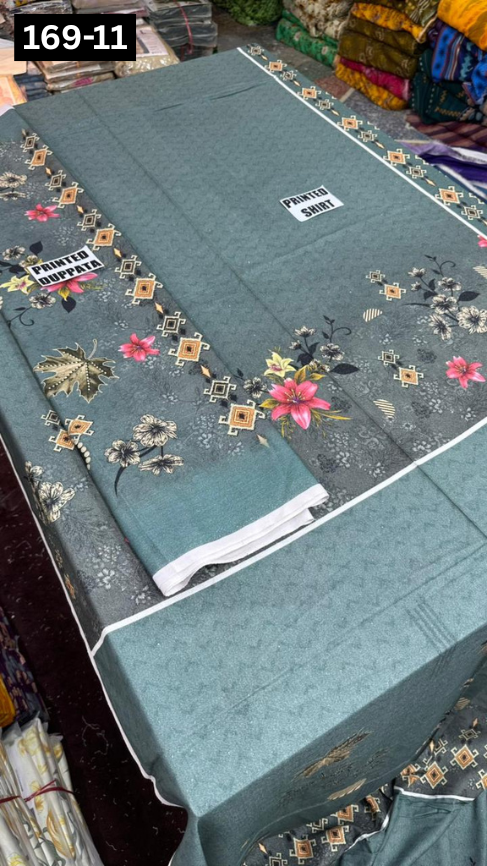 VOL 169 | DS 11 | DIGITAL PRINTED KARANDI 2PC SHIRT DUPATTA COLLECTION