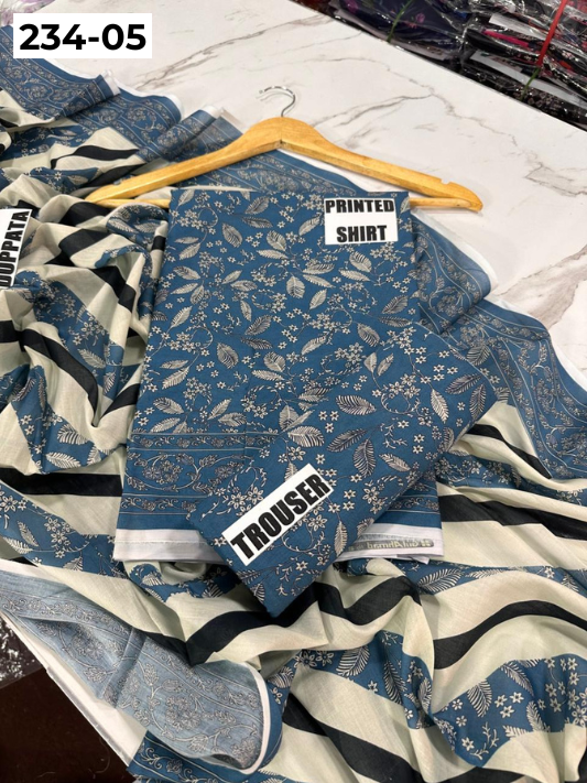 VOL 234 | DS 05 | Baroque | DIGITAL PRINTED LAWN THREE PIECES