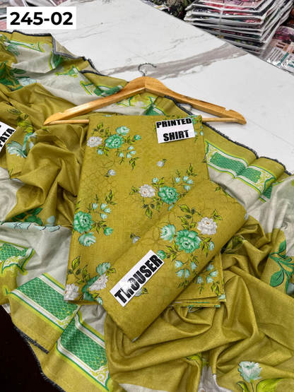 VOL 245 | DS 02 | alkaram | DIGITAL PRINTED LAWN THREE PIECES