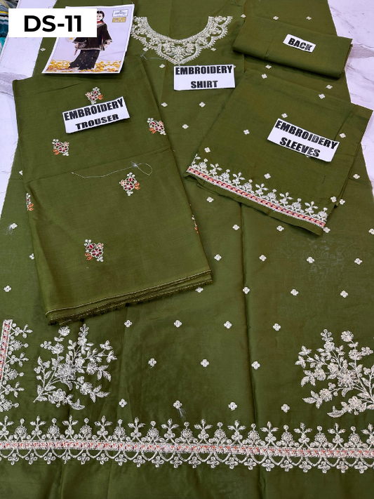 | DS 11-PARROT | KIDS EMBROIDERED LAWN 2PC