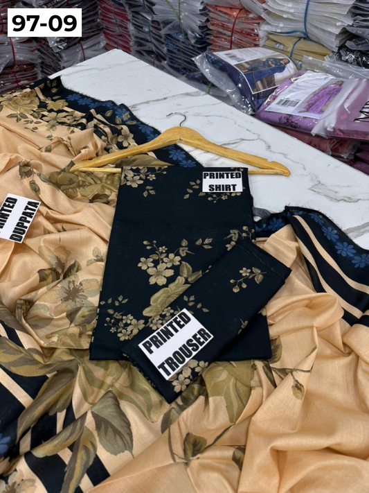 VOL 97 | DS 09 | DIGITAL PRINTED LAWN 3PC LAWN DUPATTA