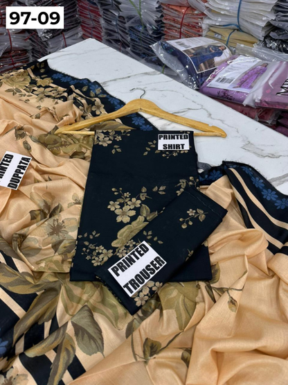 VOL 97 | DS 09 | DIGITAL PRINTED LAWN 3PC LAWN DUPATTA