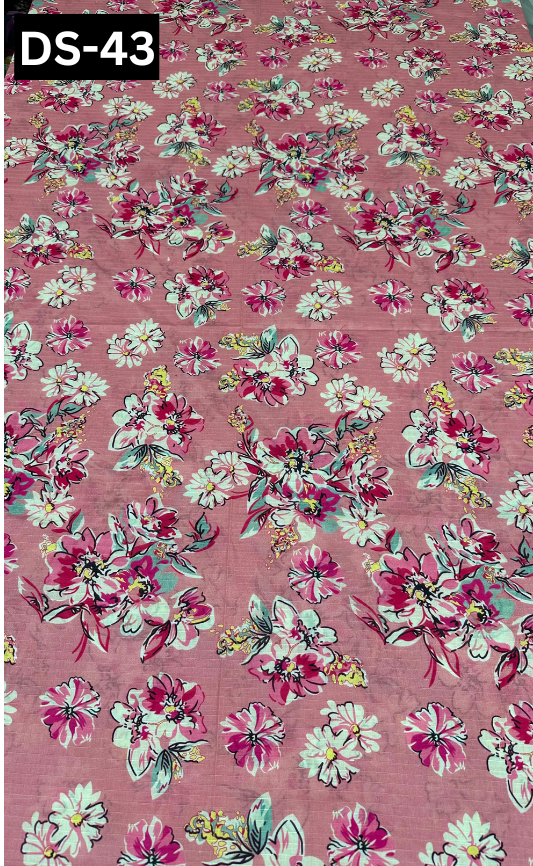 LAWN BANA DORA ALLOWER DIGITAL PRINTED 2PC | DS 43 |
