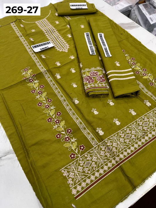 Vol-269 | DS 27 | KIDS EMBROIDERED LAWN 2PC