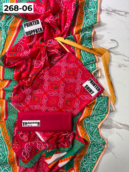 VOL 268 | DS 06 | Mirha LAWN |  DIGITAL PRINTED LAWN 3PC PRINTED LAWN SHIRT PLAIN TROUSER PRINTED LAWN DUPATTA