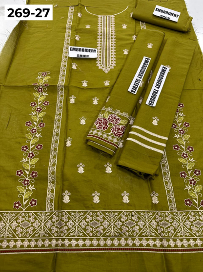 Vol-269 | DS 27 | KIDS EMBROIDERED LAWN 2PC