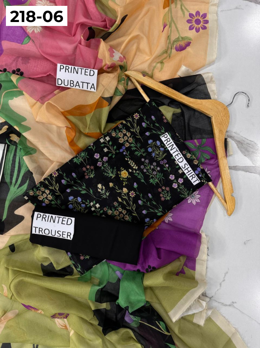 VOL 218 | DS 06 | Madham By Lala | LAWN DIGITAL PRINTED LAWN SHIRT PLAIN TROUSER VOIL LAWN DUPATTA