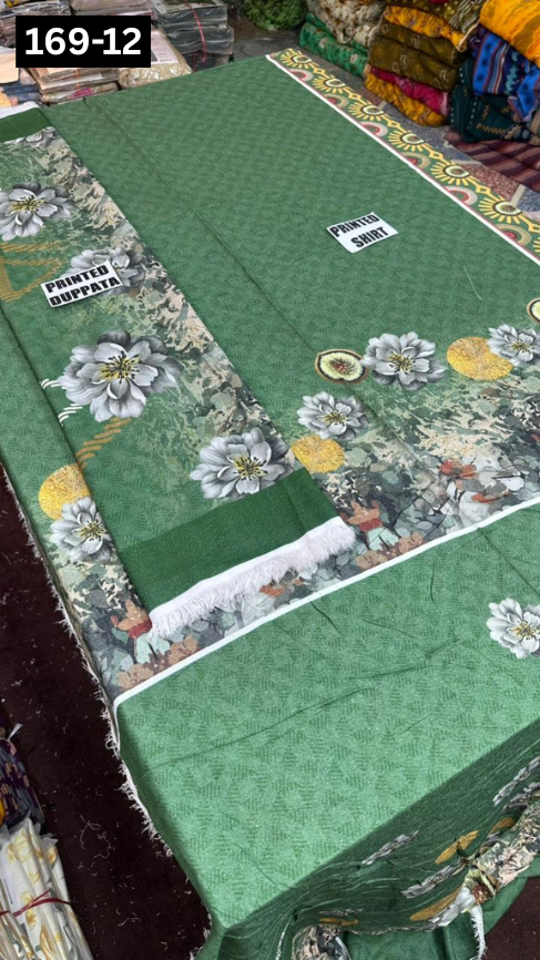 VOL 169 | DS 12 | DIGITAL PRINTED KARANDI 2PC SHIRT DUPATTA COLLECTION