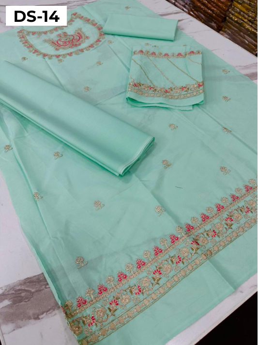 | DS 14-AQUA | KIDS EMBROIDERED LAWN 2PC