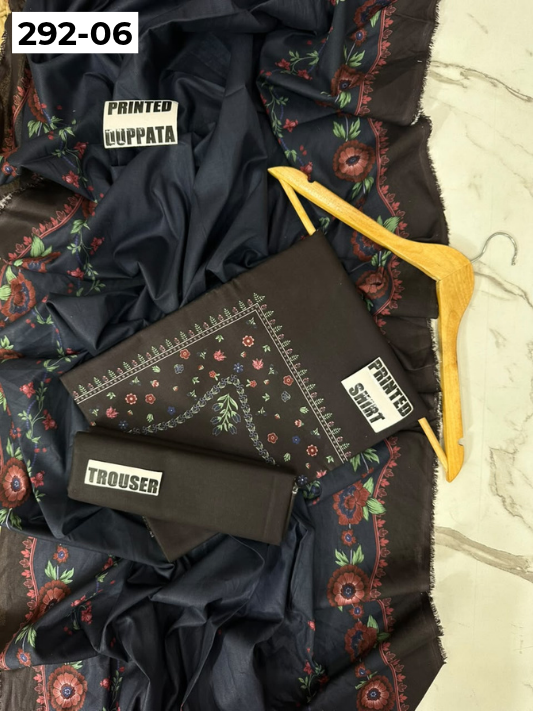 VOL 292 | 06 | AEENA BY SHANAYA | DIGITAL PRINTED 3PC CORDUROY KHADDAR SUIT | PRINTED SHIRT, TROUSER & DUPATTA