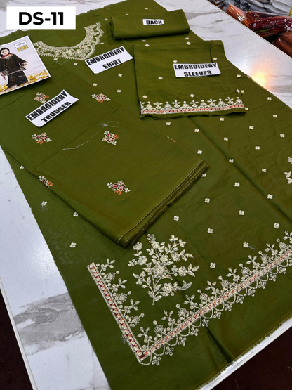 | DS 11-PARROT | KIDS EMBROIDERED LAWN 2PC