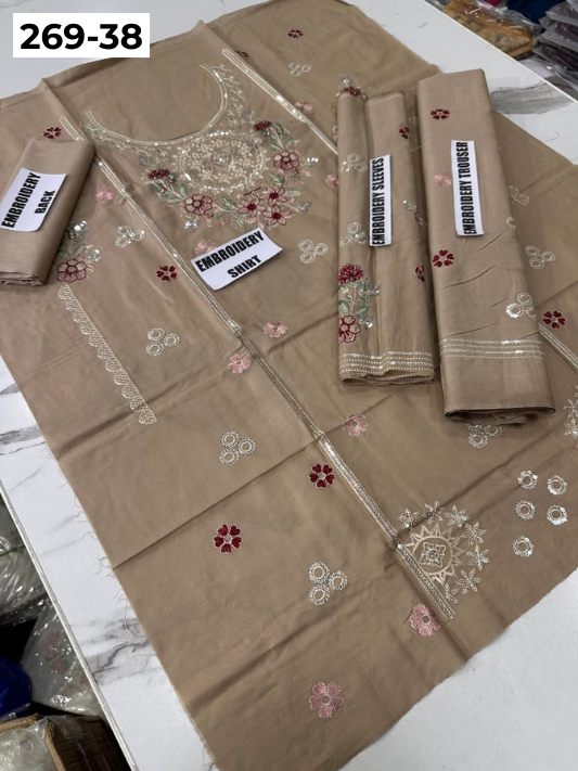 Vol-269 | DS 38 | KIDS EMBROIDERED LAWN 2PC