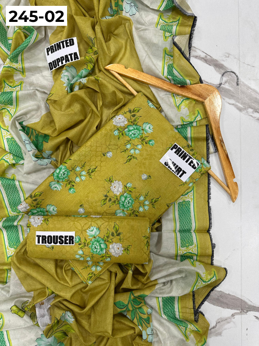 VOL 245 | DS 02 | alkaram | DIGITAL PRINTED LAWN THREE PIECES