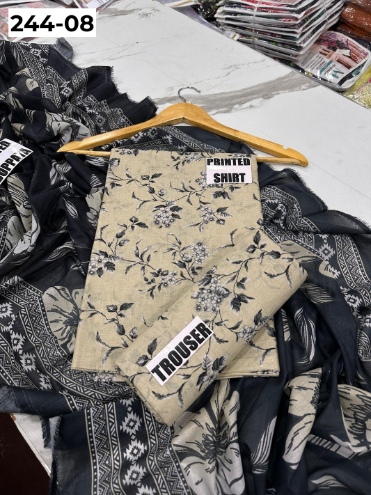VOL 244 | DS 08 | SAPPHIRE | DIGITAL PRINTED LAWN THREE PIECES