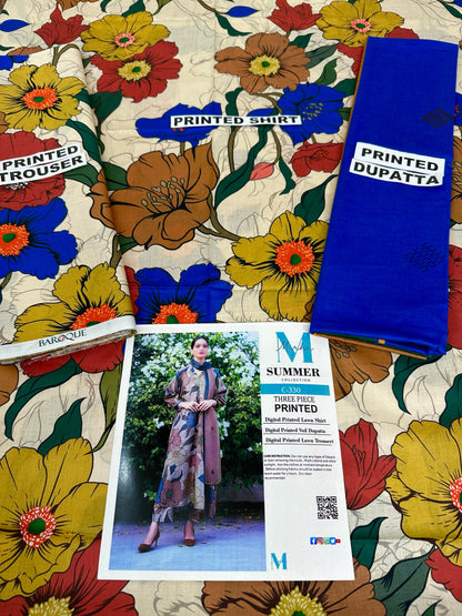 MIRHA | DS C330 | DIGITAL PRINTED LAWN 3PC