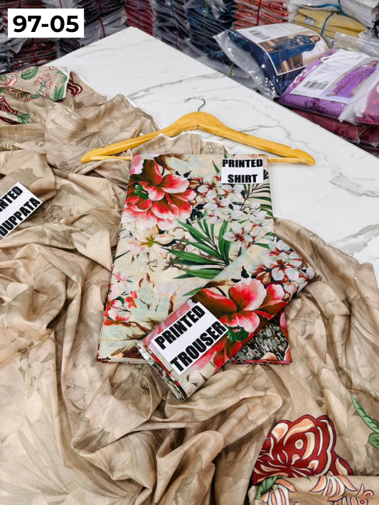 VOL 97 | DS 05 | DIGITAL PRINTED LAWN 3PC LAWN DUPATTA