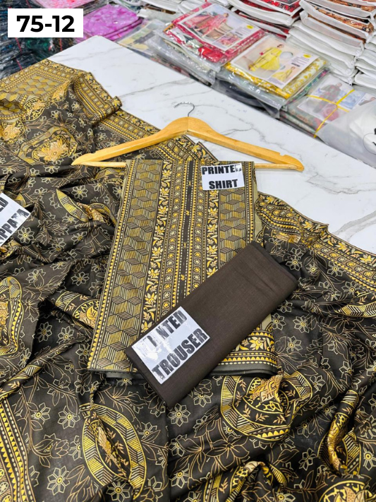 VOL 75 | DS 12 | DIGITAL PRINTED LAWN 3PC LAWN DUPATTA