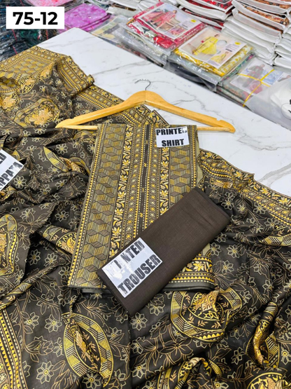 VOL 75 | DS 12 | DIGITAL PRINTED LAWN 3PC LAWN DUPATTA