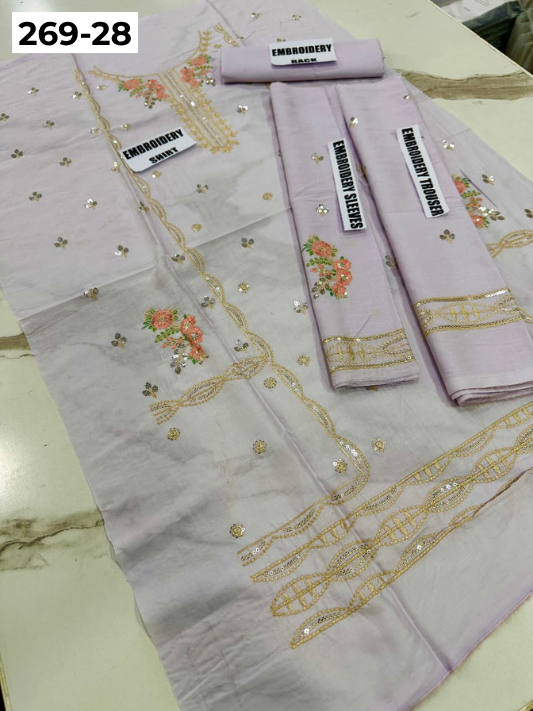 Vol-269 | DS 28 | KIDS EMBROIDERED LAWN 2PC