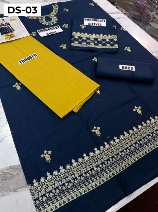 | DS 03-BLUE | KIDS EMBROIDERED LAWN 2PC