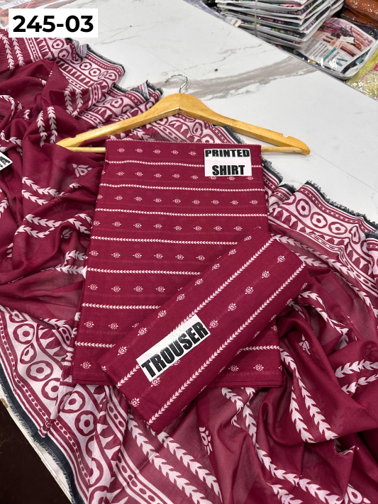 VOL 245 | DS 03 | alkaram | DIGITAL PRINTED LAWN THREE PIECES