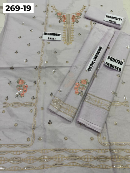Vol-269 | DS 19 | KIDS EMBROIDERED LAWN 2PC