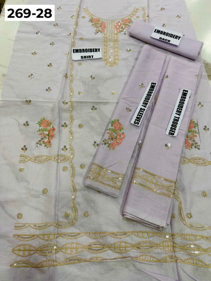 Vol-269 | DS 28 | KIDS EMBROIDERED LAWN 2PC