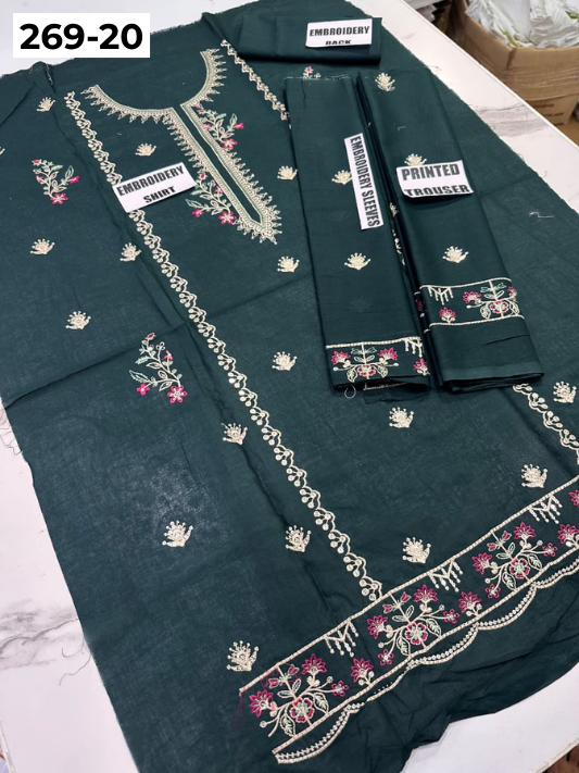 Vol-269 | DS 20 | KIDS EMBROIDERED LAWN 2PC