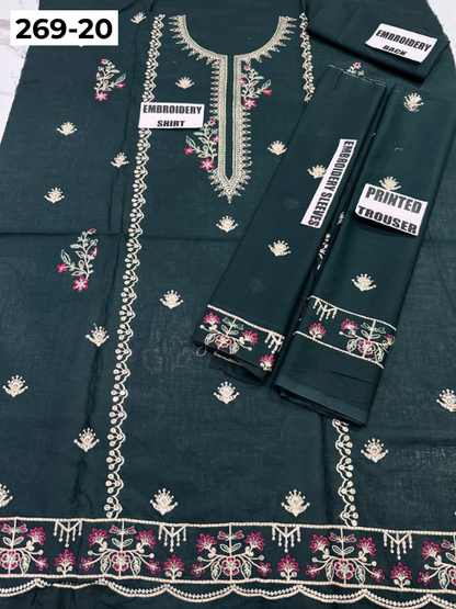 Vol-269 | DS 20 | KIDS EMBROIDERED LAWN 2PC