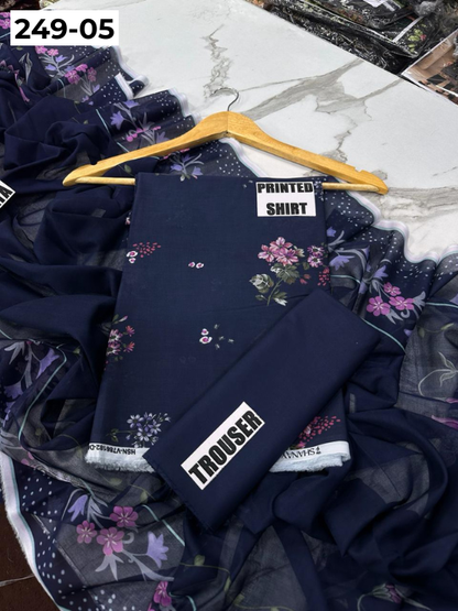 VOL 249 | DS 05 | Momina | DIGITAL PRINTED 3PC LAWN SHIRT, PRINTED TROUSER, PRINTED VOIL DUPATTA