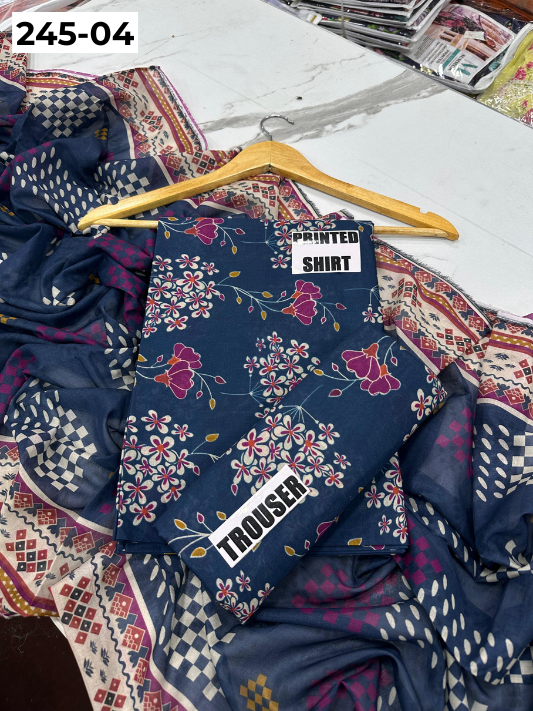 VOL 245 | DS 04 | alkaram | DIGITAL PRINTED LAWN THREE PIECES